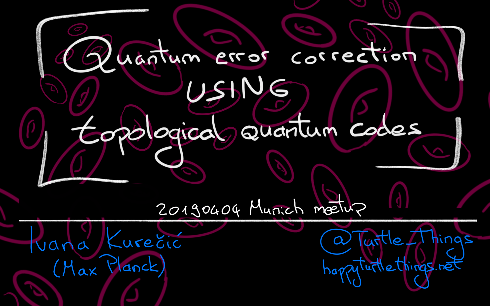 Slides from the Quantum Technologies Meetup 2019/04/04